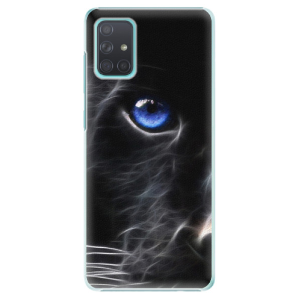 Plastové pouzdro iSaprio - Black Puma na mobil Samsung Galaxy A71 (Plastové pouzdro, kryt, obal iSaprio - Black Puma na mobil Samsung Galaxy A71)
