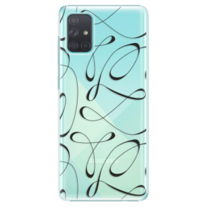 Plastové pouzdro iSaprio - Fancy - black na mobil Samsung Galaxy A71