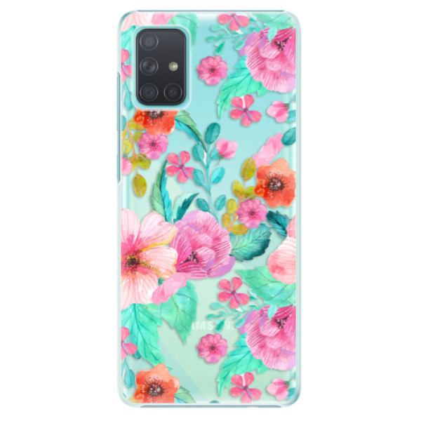 Plastové pouzdro iSaprio - Flower Pattern 01 - Samsung Galaxy A71
