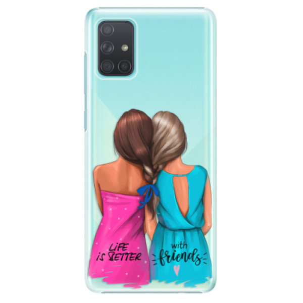 Plastové pouzdro iSaprio - Best Friends na mobil Samsung Galaxy A71 - výprodej (Plastové pouzdro, kryt, obal iSaprio - Best Friends na mobil Samsung Galaxy A71)