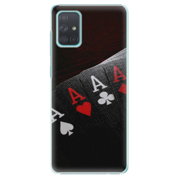 Plastové pouzdro iSaprio - Poker na mobil Samsung Galaxy A71 (Plastové pouzdro, kryt, obal iSaprio - Poker na mobil Samsung Galaxy A71)