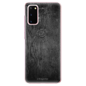 Plastové pouzdro iSaprio - Black Wood 13 na mobil Samsung Galaxy S20