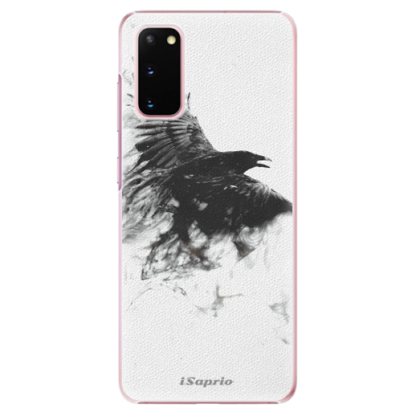 Plastové pouzdro iSaprio - Dark Bird 01 na mobil Samsung Galaxy S20 (Plastové pouzdro, kryt, obal iSaprio - Dark Bird 01 na mobil Samsung Galaxy S20)