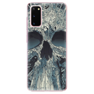 Plastové pouzdro iSaprio - Abstract Skull na mobil Samsung Galaxy S20