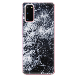 Plastové pouzdro iSaprio - Cracked na mobil Samsung Galaxy S20