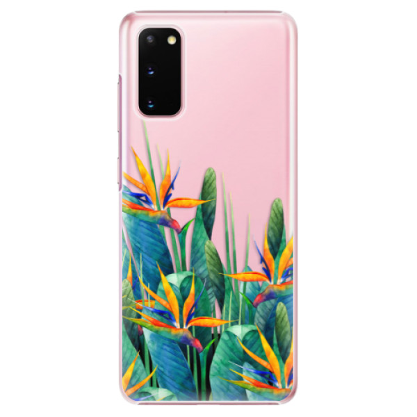 Plastové pouzdro iSaprio - Exotic Flowers - Samsung Galaxy S20