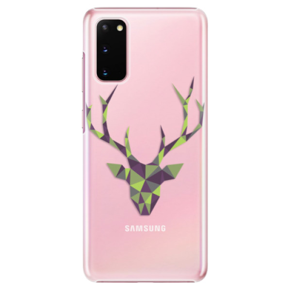 Plastové pouzdro iSaprio - Deer Green - Samsung Galaxy S20