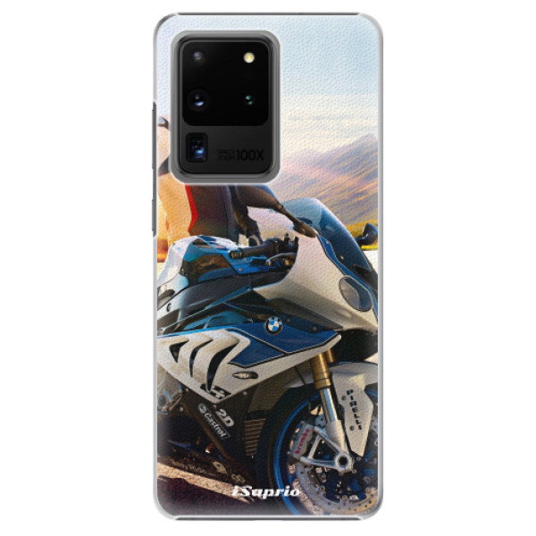 Plastové pouzdro iSaprio - Motorcycle 10 - Samsung Galaxy S20 Ultra