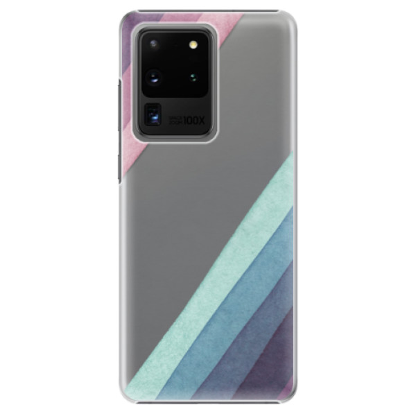 Plastové pouzdro iSaprio - Glitter Stripes 01 - Samsung Galaxy S20 Ultra