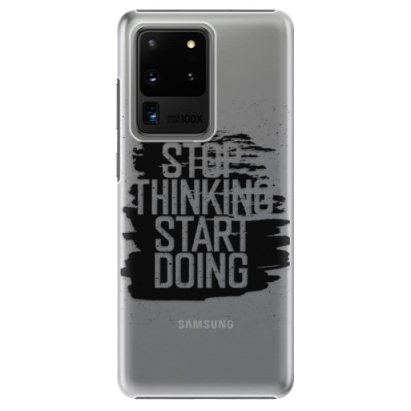 Plastové pouzdro iSaprio - Start Doing - black - Samsung Galaxy S20 Ultra