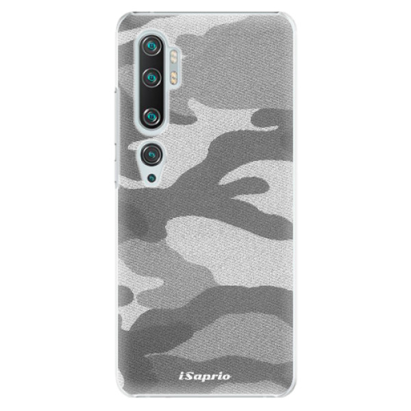 Plastové pouzdro iSaprio - Gray Camuflage 02 - Xiaomi Mi Note 10 / Note 10 Pro