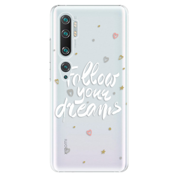 Plastové pouzdro iSaprio - Follow Your Dreams - white - Xiaomi Mi Note 10 / Note 10 Pro