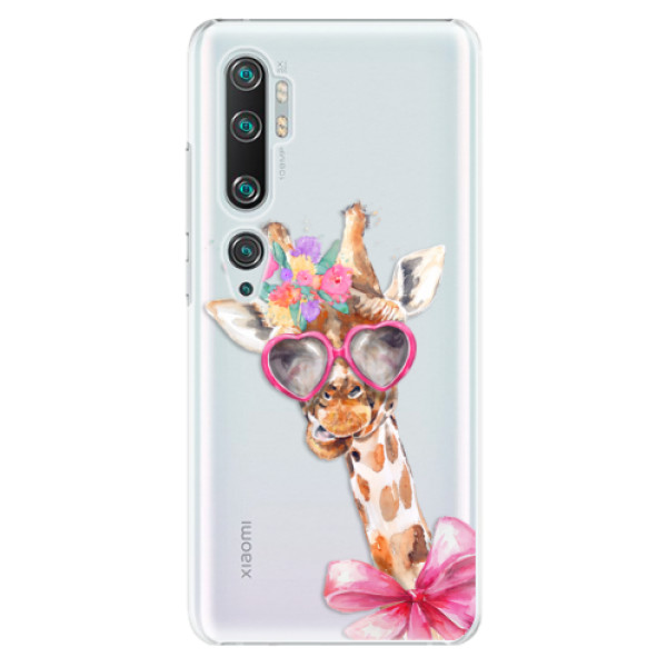 Plastové pouzdro iSaprio - Lady Giraffe - Xiaomi Mi Note 10 / Note 10 Pro