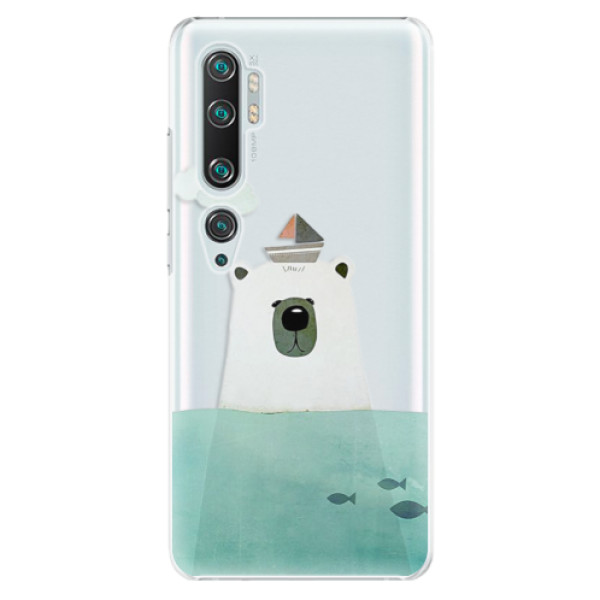 Plastové pouzdro iSaprio - Bear With Boat - Xiaomi Mi Note 10 / Note 10 Pro