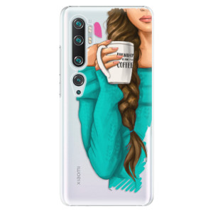 Plastové pouzdro iSaprio - My Coffe and Brunette Girl na mobil Xiaomi Mi Note 10 / Note 10 Pro