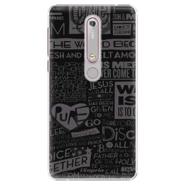 Plastové pouzdro iSaprio - Text 01 - Nokia 6.1