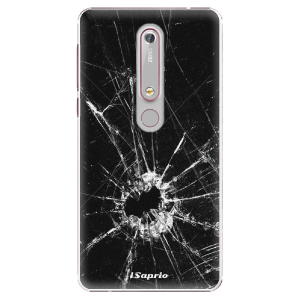Plastové pouzdro iSaprio - Broken Glass 10 - Nokia 6.1