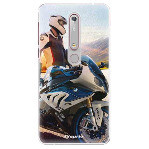 Plastové pouzdro iSaprio - Motorcycle 10 - Nokia 6.1