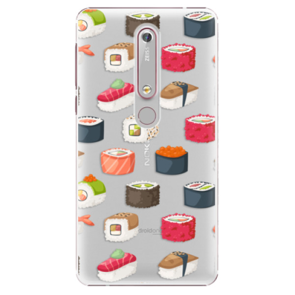 Plastové pouzdro iSaprio - Sushi Pattern - Nokia 6.1