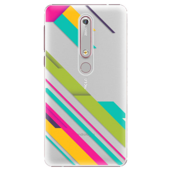 Plastové pouzdro iSaprio - Color Stripes 03 - Nokia 6.1