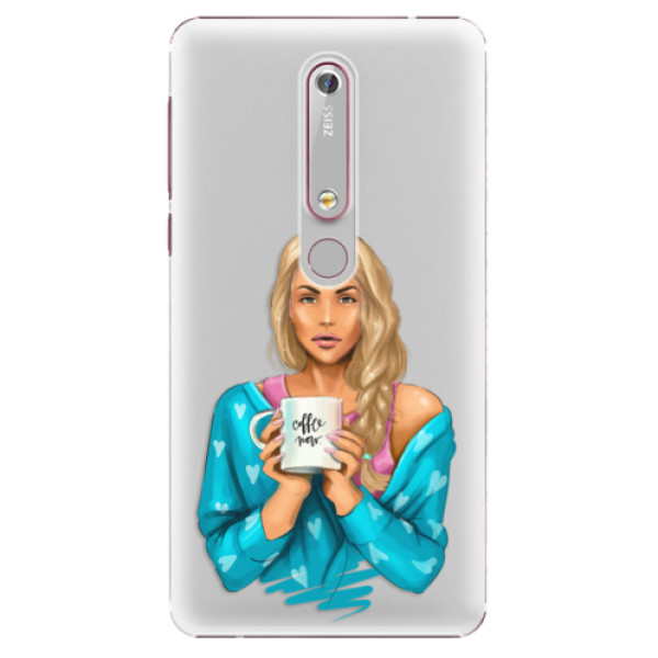 Plastové pouzdro iSaprio - Coffe Now - Blond - Nokia 6.1