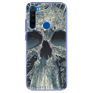 Plastové pouzdro iSaprio - Abstract Skull na mobil Xiaomi Redmi Note 8T