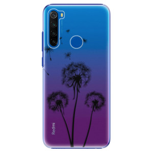 Plastové pouzdro iSaprio - Three Dandelions - black na mobil Xiaomi Redmi Note 8T