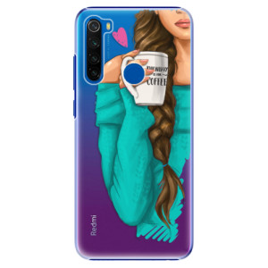 Plastové pouzdro iSaprio - My Coffe and Brunette Girl na mobil Xiaomi Redmi Note 8T