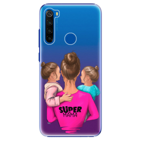 Plastové pouzdro iSaprio - Super Mama - Two Girls - Xiaomi Redmi Note 8T