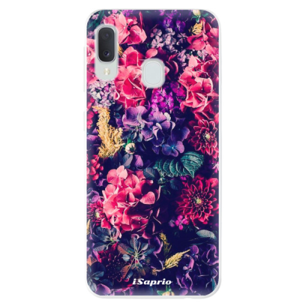 Odolné silikonové pouzdro iSaprio - Flowers 10 na mobil Samsung Galaxy A20e (Odolný silikonový obal, kryt pouzdro iSaprio - Flowers 10 - na mobilní telefon Samsung Galaxy A20e)