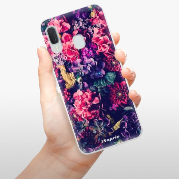 Silikonové pouzdro iSaprio - Samsung Galaxy A20e - Flowers 10