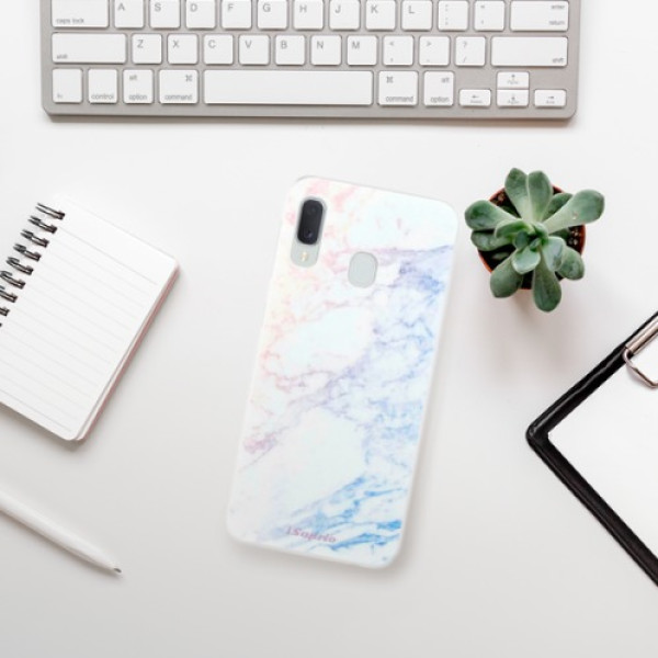 Silikonové pouzdro iSaprio - Samsung Galaxy A20e - Raibow Marble 10