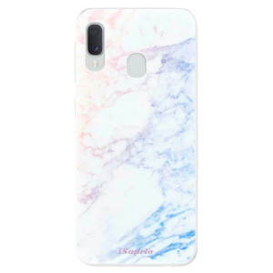 Silikonové pouzdro iSaprio - Samsung Galaxy A20e - Raibow Marble 10