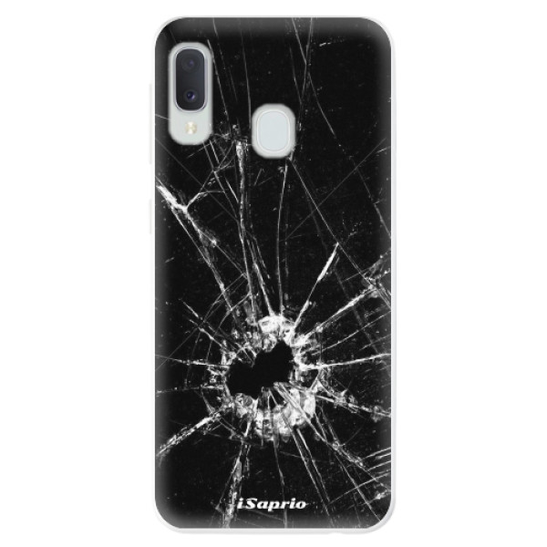 Odolné silikonové pouzdro iSaprio - Broken Glass 10 na mobil Samsung Galaxy A20e (Odolný silikonový obal, kryt pouzdro iSaprio - Broken Glass 10 - na mobilní telefon Samsung Galaxy A20e)