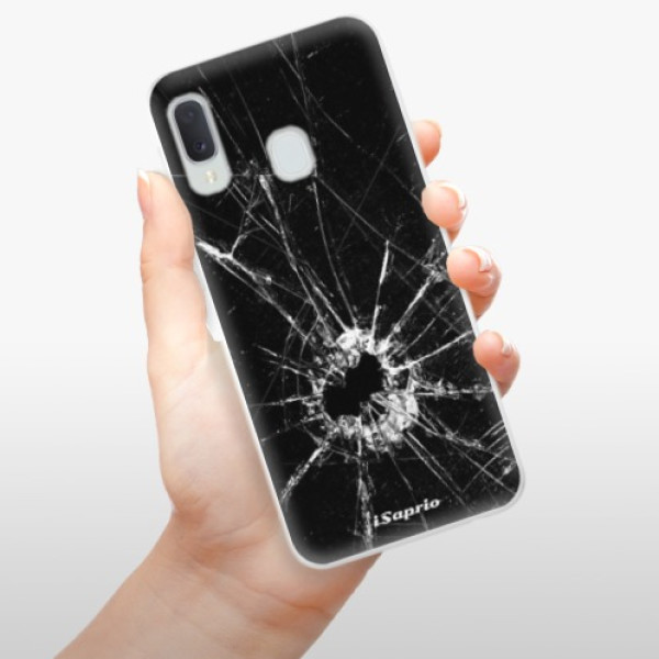 Silikonové pouzdro iSaprio - Samsung Galaxy A20e - Broken Glass 10