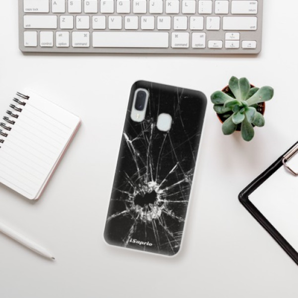 Silikonové pouzdro iSaprio - Samsung Galaxy A20e - Broken Glass 10