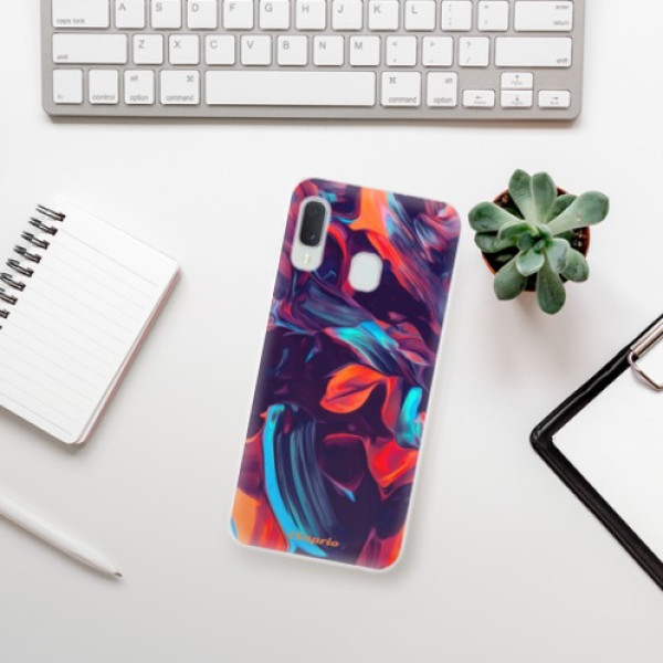 Silikonové pouzdro iSaprio - Samsung Galaxy A20e - Color Marble 19