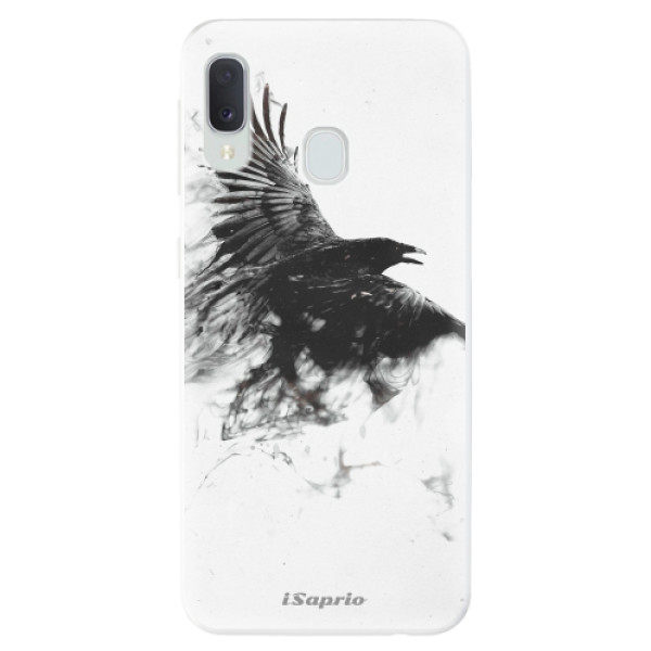 Odolné silikonové pouzdro iSaprio - Dark Bird 01 - Samsung Galaxy A20e