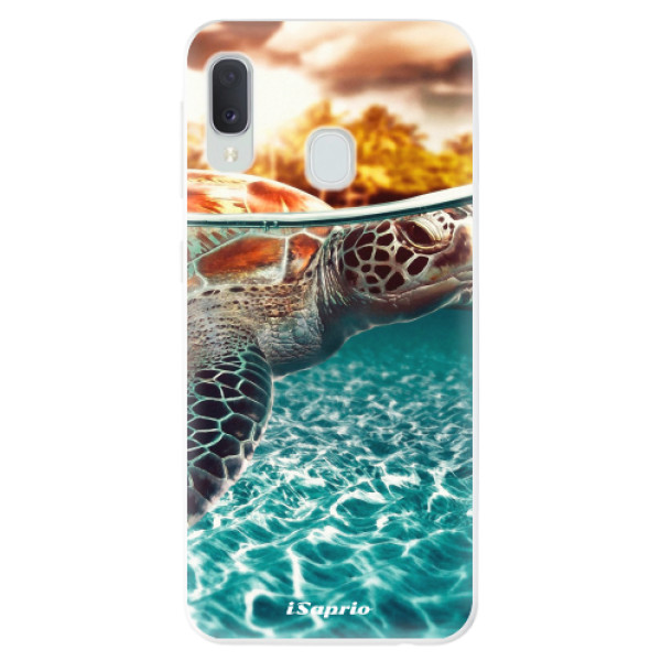 Odolné silikonové pouzdro iSaprio - Turtle 01 na mobil Samsung Galaxy A20e (Odolný silikonový obal, kryt pouzdro iSaprio - Turtle 01 - na mobilní telefon Samsung Galaxy A20e)