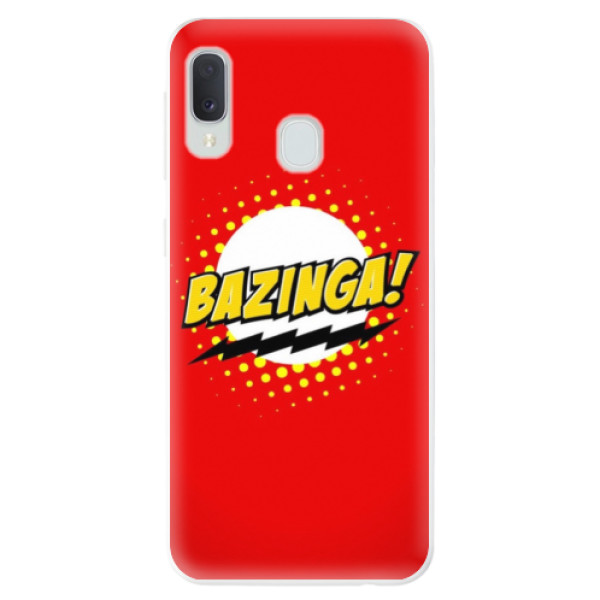 Odolné silikonové pouzdro iSaprio - Bazinga 01 na mobil Samsung Galaxy A20e (Odolný silikonový obal, kryt pouzdro iSaprio - Bazinga 01 - na mobilní telefon Samsung Galaxy A20e)