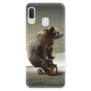 Silikonové pouzdro iSaprio - Samsung Galaxy A20e - Bear 01