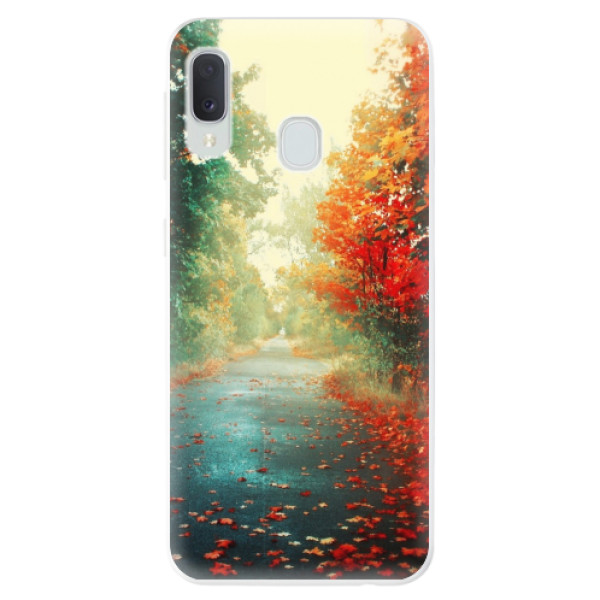 Odolné silikonové pouzdro iSaprio - Autumn 03 na mobil Samsung Galaxy A20e (Odolný silikonový obal, kryt pouzdro iSaprio - Autumn 03 - na mobilní telefon Samsung Galaxy A20e)
