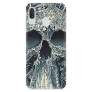 Silikonové pouzdro iSaprio - Samsung Galaxy A20e - Abstract Skull