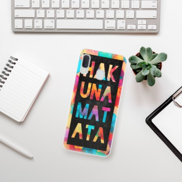 Silikonové pouzdro iSaprio - Samsung Galaxy A20e - Hakuna Matata 01