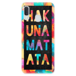 Silikonové pouzdro iSaprio - Samsung Galaxy A20e - Hakuna Matata 01