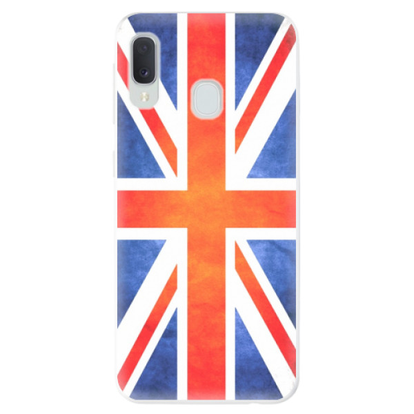 Odolné silikonové pouzdro iSaprio - UK Flag na mobil Samsung Galaxy A20e (Odolný silikonový obal, kryt pouzdro iSaprio - UK Flag - na mobilní telefon Samsung Galaxy A20e)