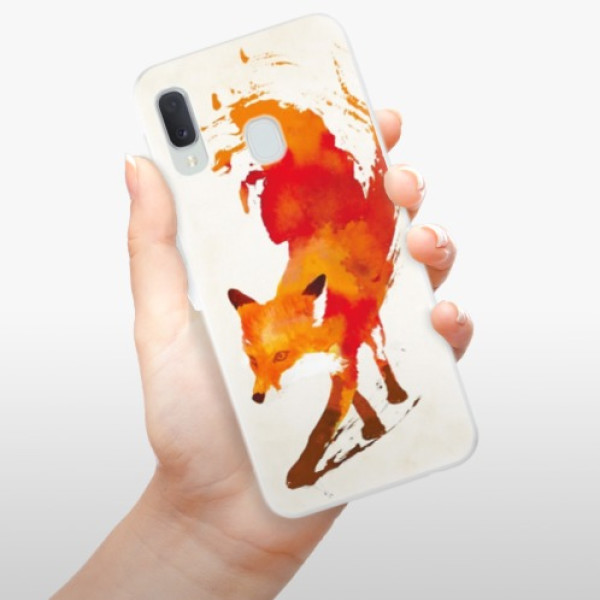 Silikonové pouzdro iSaprio - Samsung Galaxy A20e - Fast Fox