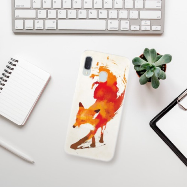 Silikonové pouzdro iSaprio - Samsung Galaxy A20e - Fast Fox