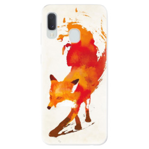 Silikonové pouzdro iSaprio - Samsung Galaxy A20e - Fast Fox