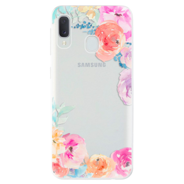 Odolné silikonové pouzdro iSaprio - Flower Brush - Samsung Galaxy A20e
